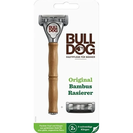 Bulldog Bulldog Original Bamboo бритва + 2 запасные головки 1×1 набор, бритва + 2 запасные головки: цены и характеристики