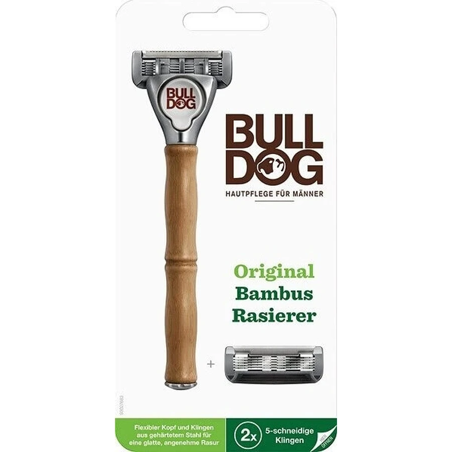 Bulldog Bulldog Original Bamboo бритва + 2 запасные головки 1×1 набор, бритва + 2 запасные головки: цены и характеристики