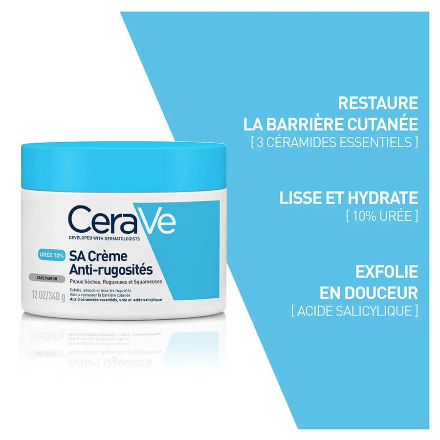 Cerave Body SA Разглаживающий крем 10% мочевины и салициловой кислоты для сухой кожи 340 гр.: цены и характеристики