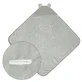 Babymatex, ковдра з мікрофібри з капюшоном для переноски Koala Muslin, 95 см x 95 см, сіра