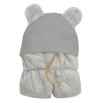 Babymatex, ковдра з мікрофібри з капюшоном для переноски Koala Muslin, 95 см x 95 см, сіра: ціни та характеристики