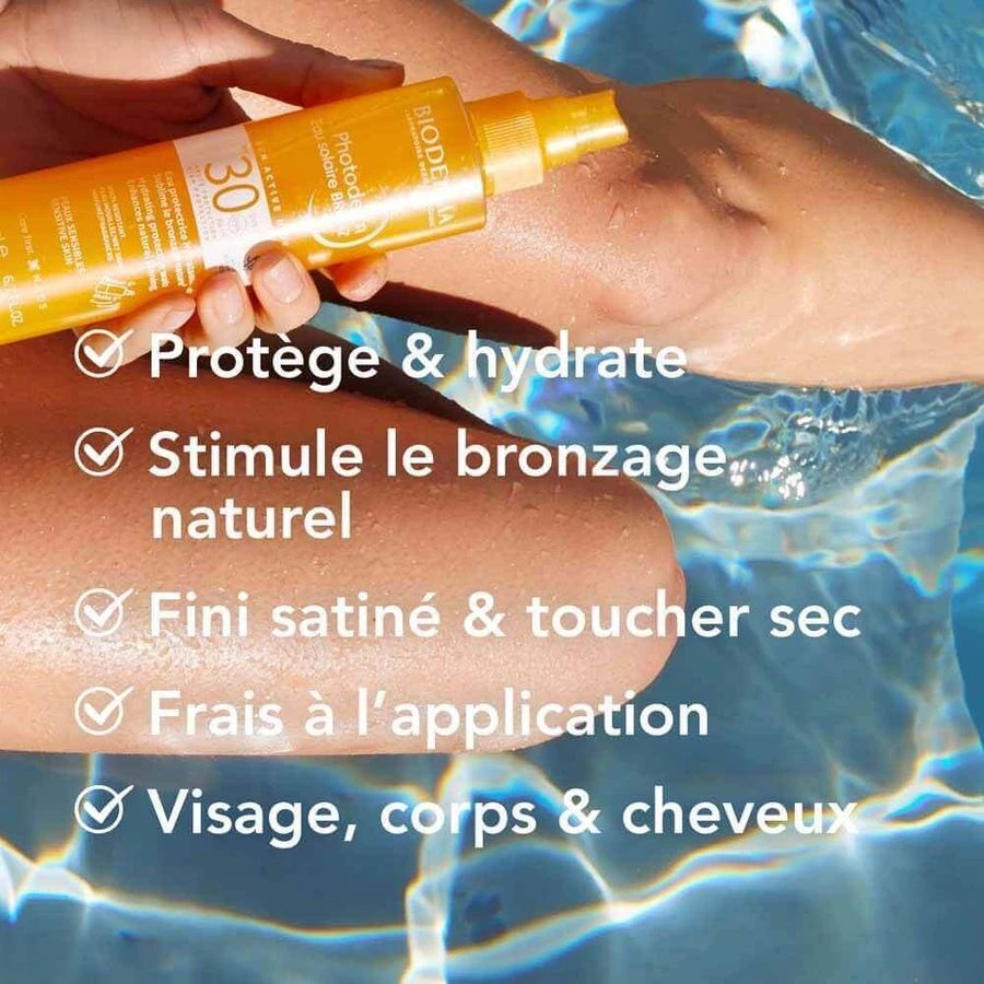 Біодерма Фотодерма Сонцезахисна вода бронзова SPF30 Чутлива шкіра 200 мл: ціни та характеристики