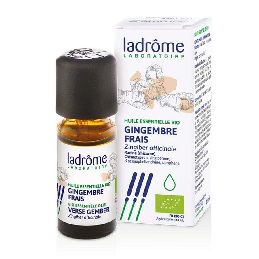 Ladrôme Органическое эфирное масло имбиря 10 мл: цены и характеристики
