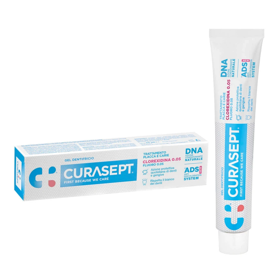 Curasept ADS DNA 705, зубная паста с хлоргексидином 0,05%, 75 мл: цены и характеристики