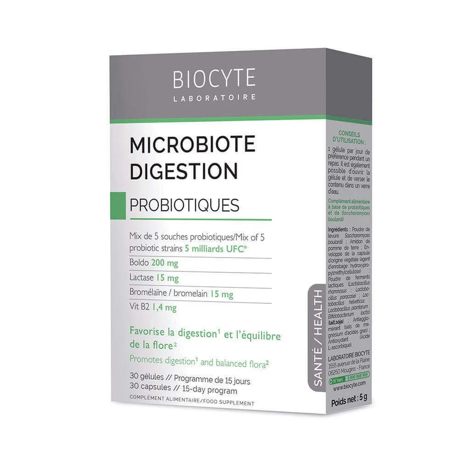 Biocyte Health Microbiota Digestion Probiotics 30 капсул: цены и характеристики