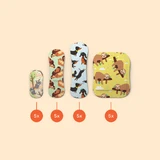 Wild Stripes Kids Sensitive, пластирі для дітей з тваринами, 20 шт.
