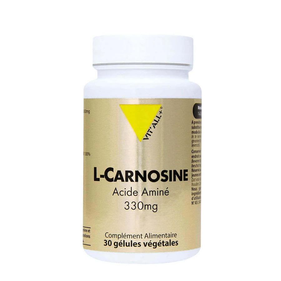 Vit'All+ L-карнозин аминокислота 330г 30 капсул: цены и характеристики