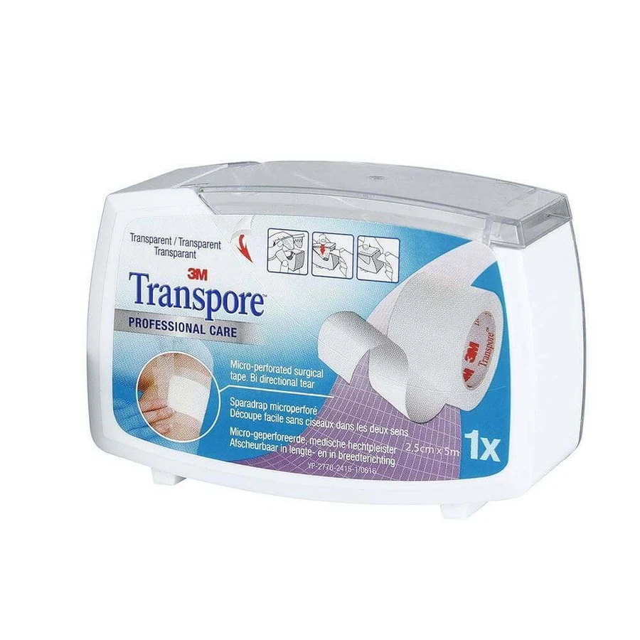 3M Transpore Микроперфорация Прозрачный мел Легко режется 2,5смx5м: цены и характеристики