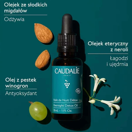 Caudalie Vinoclean, нічна олія для детоксикації, 30 мл: ціни та характеристики