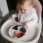 BabyOno, силиконовое блюдце с присоской, голубое, от 6 месяцев, 1 шт.: цены и характеристики