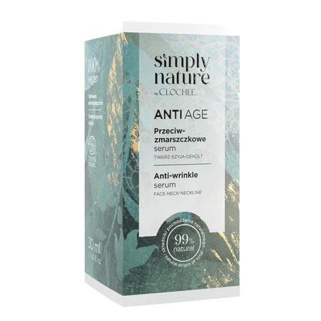 Clochee Simply Nature Anti Age, сироватка проти зморшок, 30 мл: ціни та характеристики