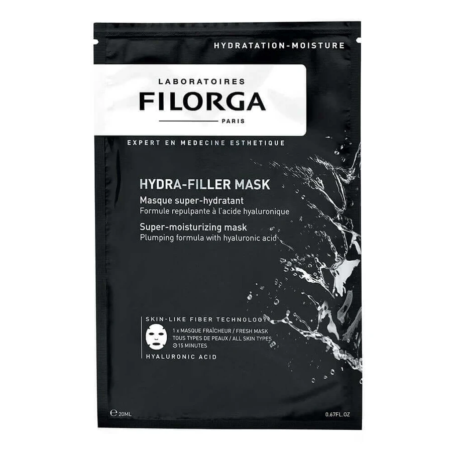 Filorga Hydra-Filler Зволожуюча антивікова маска для обличчя з гіалуроновою кислотою 23г: ціни та характеристики