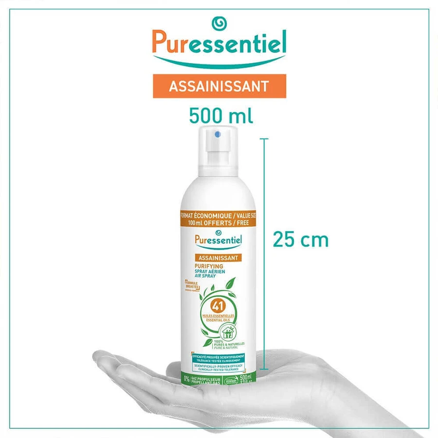 Puressentiel Очищающий спрей для воздуха с 41 эфирным маслом 500 мл: цены и характеристики