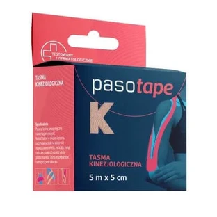 Кінезіологічна стрічка Pasotape бежева 5м х 5см