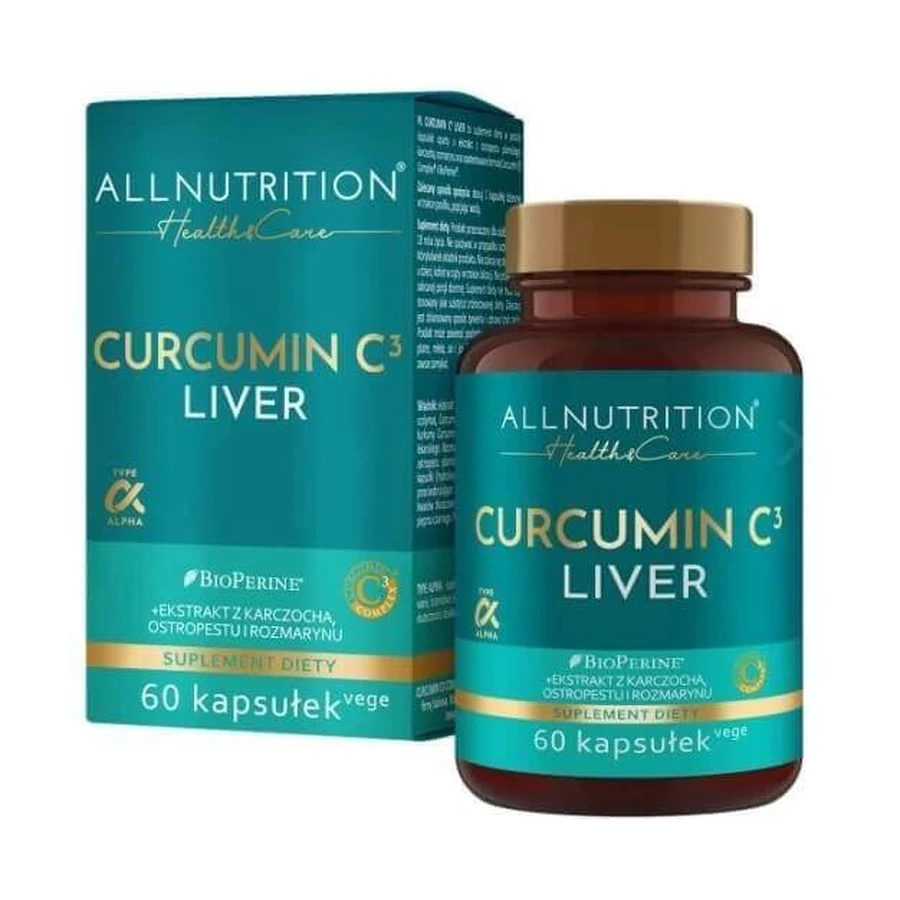 Allnutrition Health & Care Curcumin C3 Liver, 60 капсул: цены и характеристики