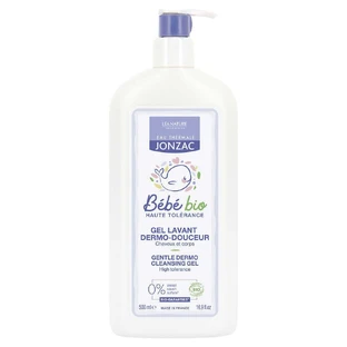 Термальна вода Jonzac Baby Gentle Derma Очищуючий гель для тіла та волосся гіпоалергенний біо 500мл