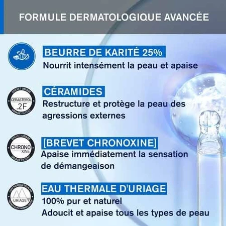 Uriage Xemose Waxed Liporestitutive Anti-irritation 200 мл: цены и характеристики