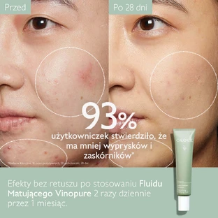 Caudalie Vinopure, флюїд matifiant și hidratant, 40 мл