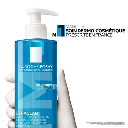 La Roche-Posay Еффаклар Еффаклар Пінний очищуючий гель для обличчя Жирна шкіра, схильна до акне 2х400мл: ціни та характеристики