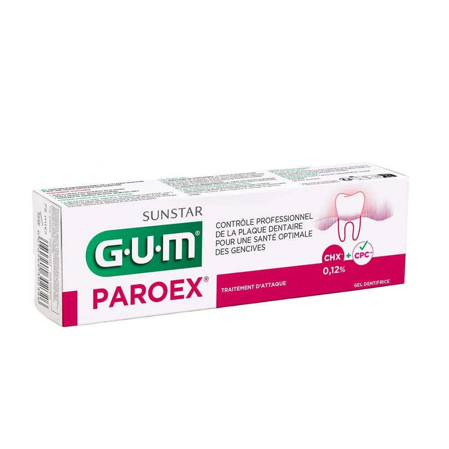 Зубна паста проти зубного нальоту Gum Paroex 75мл: ціни та характеристики