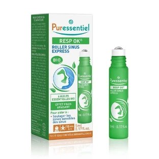 Puressentiel Дыхательный ролик Синус-экспресс с 6 органическими эфирными маслами 6 мл