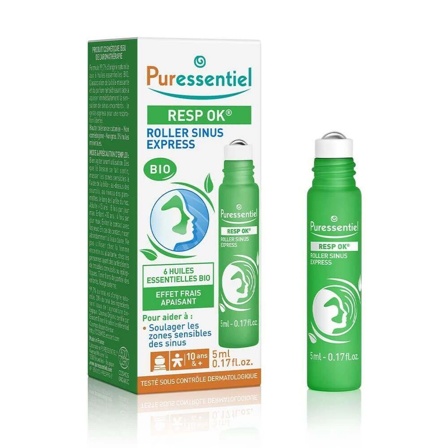 Puressentiel Дыхательный ролик Синус-экспресс с 6 органическими эфирными маслами 6 мл: цены и характеристики