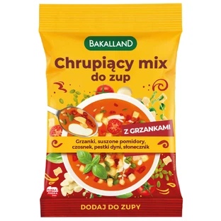 Bakalland Хрустящая суповая смесь с гренками, 75 г