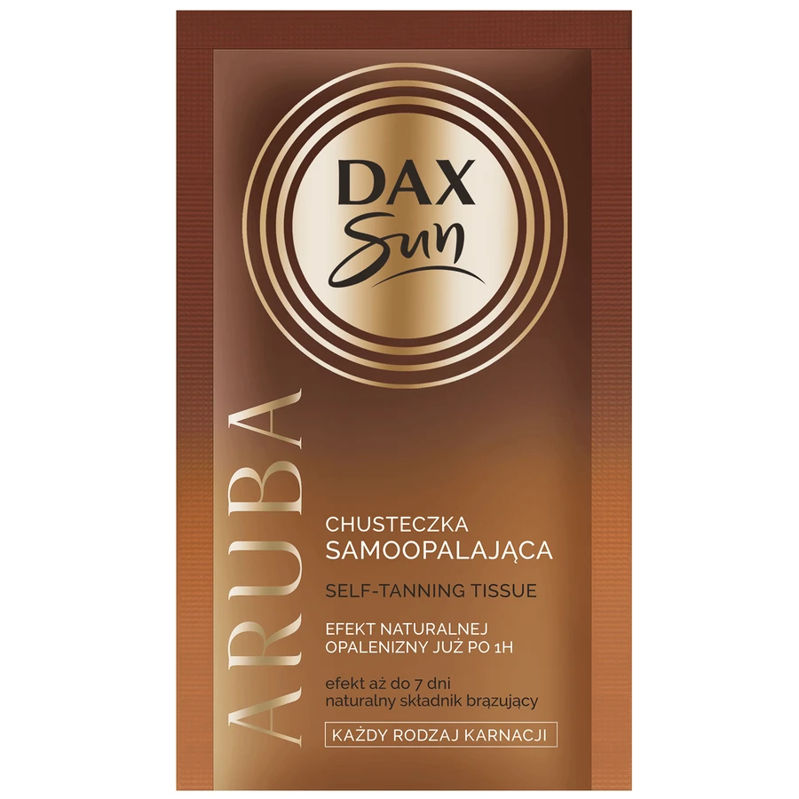 DAX Sun Aruba, șervețel auto-bronzant pentru față și corp, 1 buc: цены и характеристики
