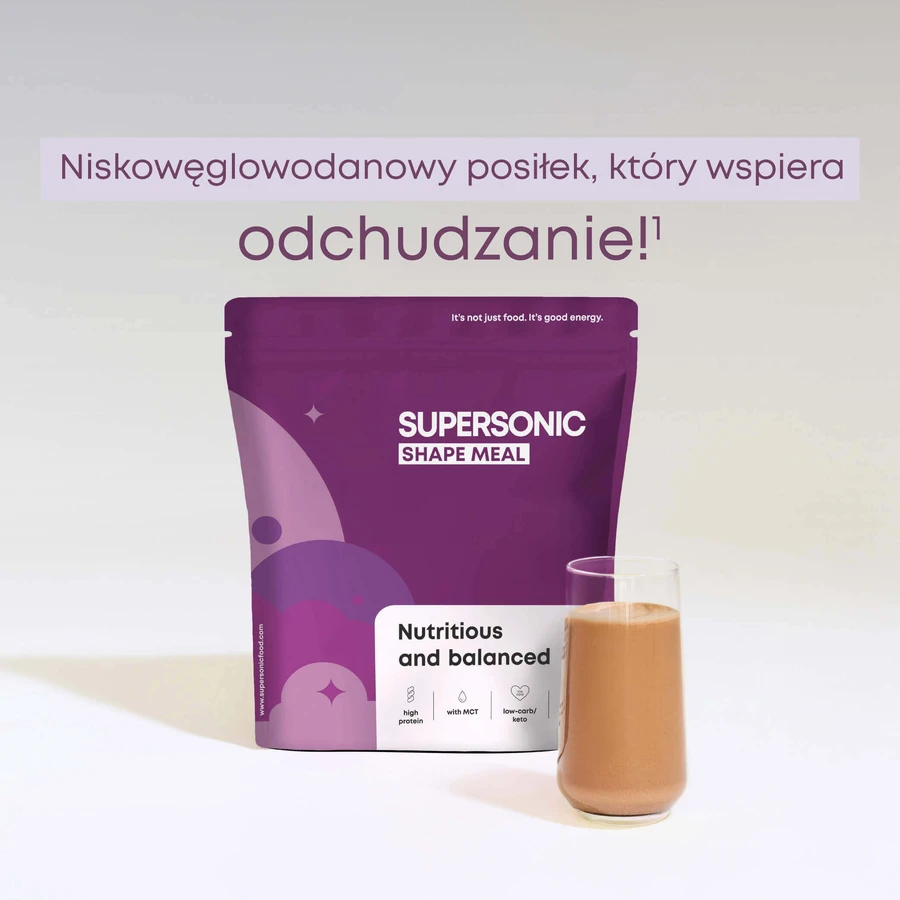 Supersonic Shape Meal, аромат крему з цукром, 780 г: ціни та характеристики