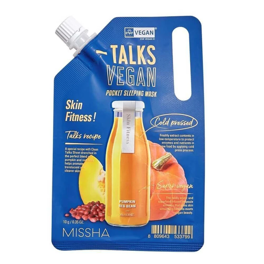 Missha Розгладжуюча нічна маска для проблемної шкіри обличчя Skin Fitness, 10 г: ціни та характеристики