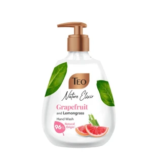 Жидкое мыло Nature Elixir, Розовый грейпфрут и лимонная трава, 400 мл, Teo