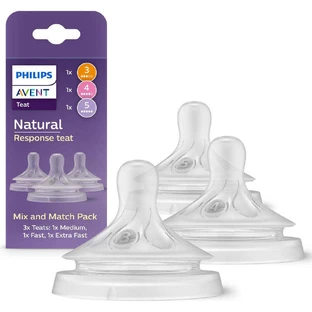 Соски Avent Natural Response Mix and Match x3