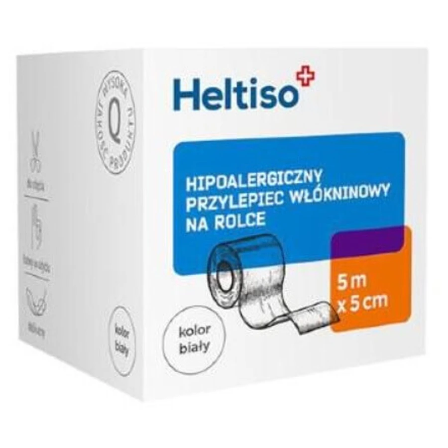 Heltiso, флізеліновий скотч 5м х 5см: ціни та характеристики
