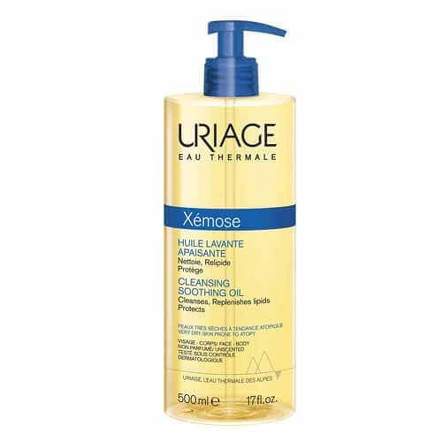Uriage Xemose Очищающее масло успокаивающее для очень сухой атопичной кожи 500 мл: цены и характеристики