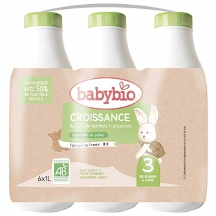 Babybio Organic Liquid Growth Milk 10 месяцев 6x1l