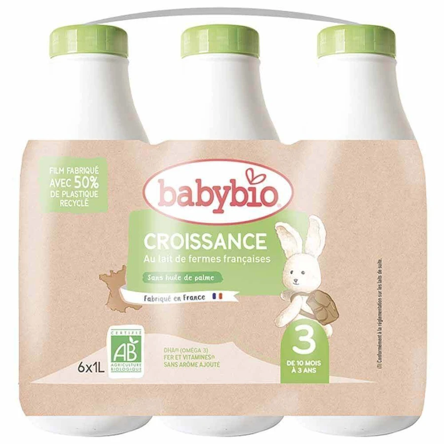 Babybio Organic Liquid Growth Milk 10 месяцев 6x1l: цены и характеристики