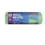 CleanPac, мешки для мусора 60 л с отжимом, 30 шт.