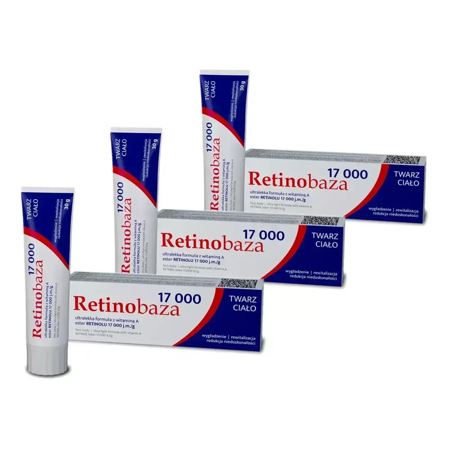 Фармацевтический крем Retinobase 17000 с витамином А, 3х30 г, Фармапол: цены и характеристики