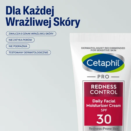 Cetaphil Pro Redness Control BB, зволожуючий крем для шкіри, чутливий шар, SPF 30, 50 мл + зволожуючий крем для шкіри з кислотою гіалуроновою, крем-ноапте, 48 мл безкоштовно: ціни та характеристики