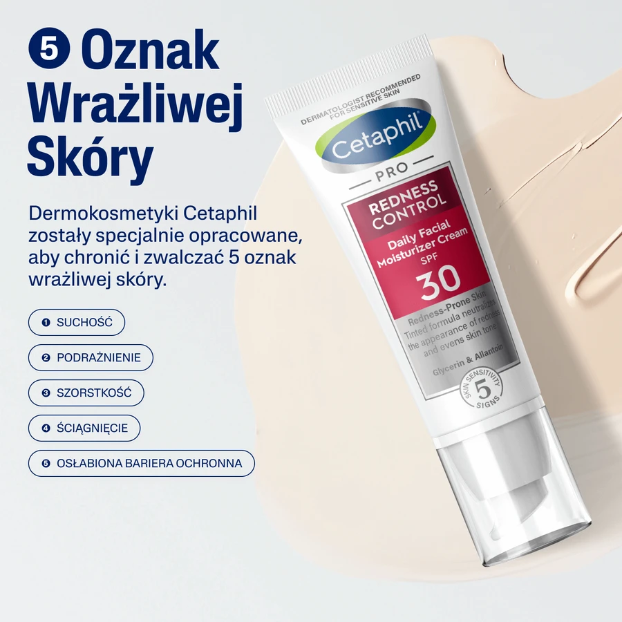 Cetaphil Pro Redness Control BB, зволожуючий крем для шкіри, чутливий шар, SPF 30, 50 мл + зволожуючий крем для шкіри з кислотою гіалуроновою, крем-ноапте, 48 мл безкоштовно: ціни та характеристики