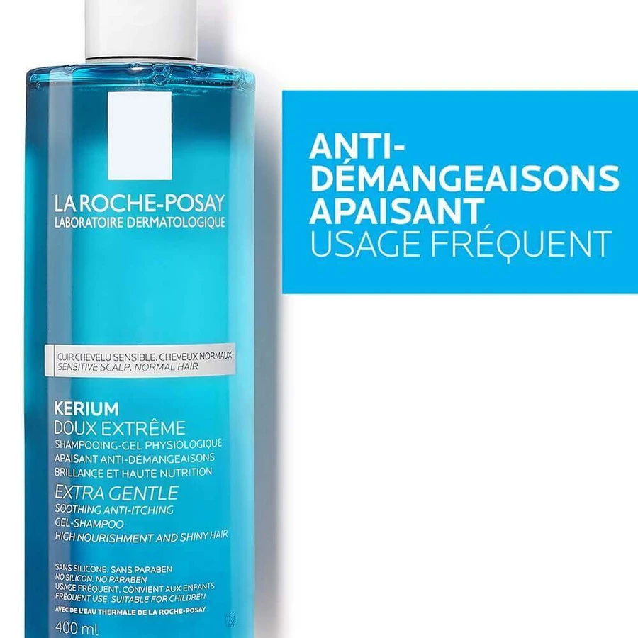 La Roche-Posay Kerium Gentle Soothing Shampoo-Gel 400 мл: цены и характеристики