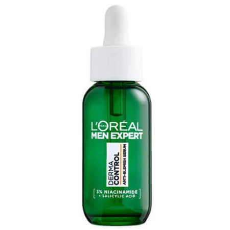 L'Oreal Men Expert Derma Control, сироватка з ніацинамідом проти недосконалостей, 30 мл: ціни та характеристики