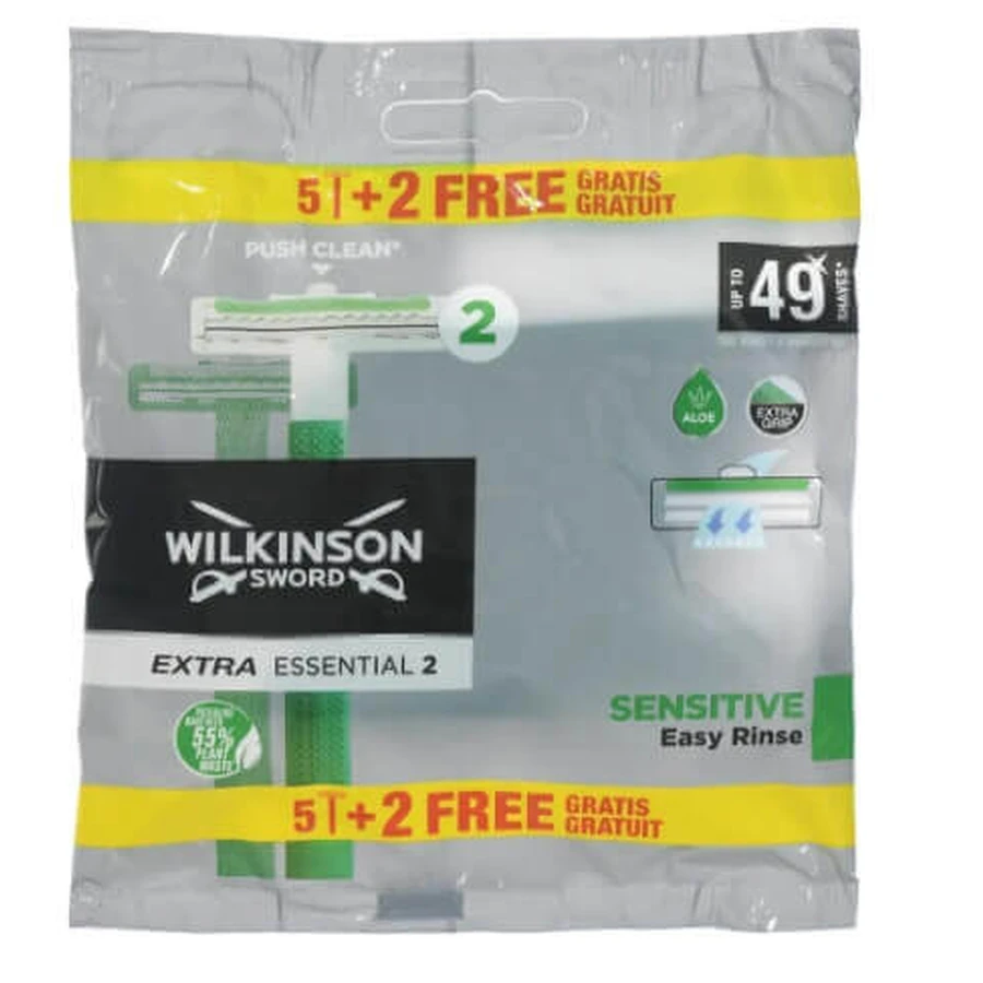 Одноразовые бритвы Wilkinson Sword Extra 2 Sensitive, 7 штук: цены и характеристики