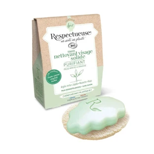 Respectueuse My Bio Purifying Твердий очищуючий засіб для вмивання обличчя + безкоштовне рослинне мило 35г