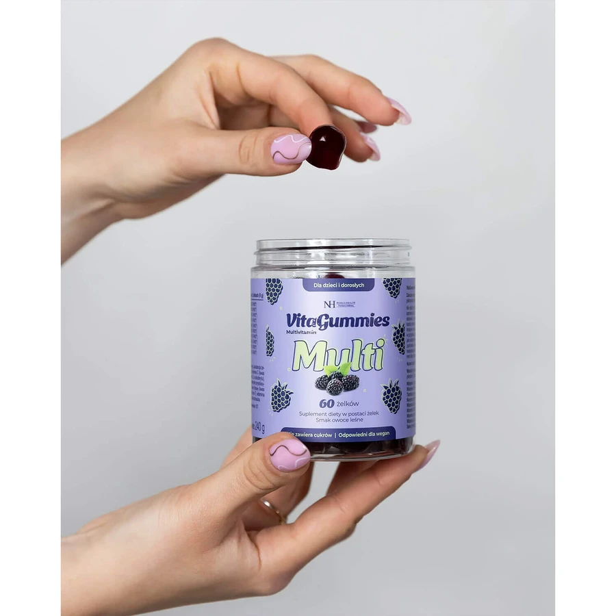 Мультивитамины Noble Health VitaGummies, со вкусом лесных фруктов, 60 шт.: цены и характеристики