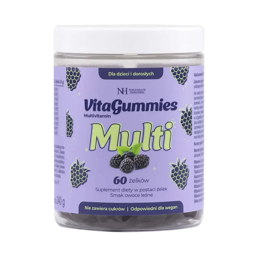Мультивитамины Noble Health VitaGummies, со вкусом лесных фруктов, 60 шт.: цены и характеристики