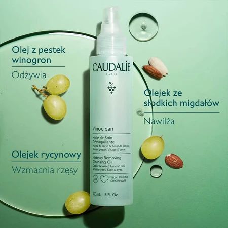 Caudalie Vinoclean, олія для зняття макіяжу, 75 мл: ціни та характеристики