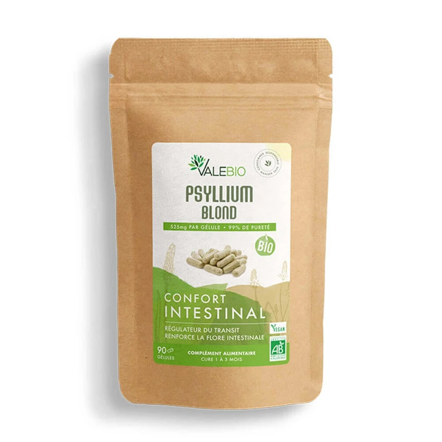 Valebio Organic Psyllium Blonde 90 капсул: ціни та характеристики