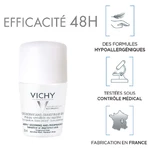 Дезодорант-антиперспірант Vichy 48h Roll-on Sensitive Skin 50мл: ціни та характеристики