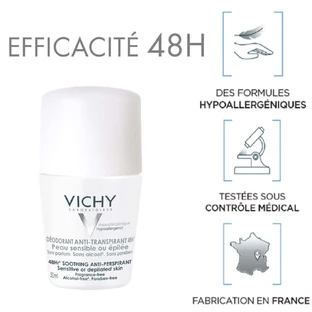 Vichy Дезодорант-антиперспирант 48 часов роликовый для чувствительной кожи 50 мл